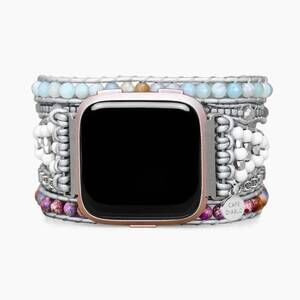 NEW CAPE DIABLO women's healing protection fitbit versa two watch strap in turqu